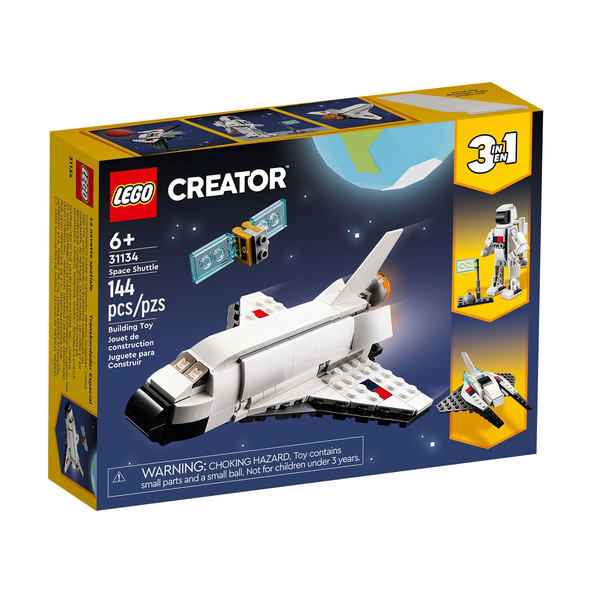Конструктор LEGO Creator Космічний шаттл, 144 деталі, від 6 років (31134)